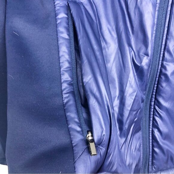 ATHLETA | Eco Insulation Rock Creek Zip Front Jacket Coat Blue Women’s Size M - Picture 7 of 13